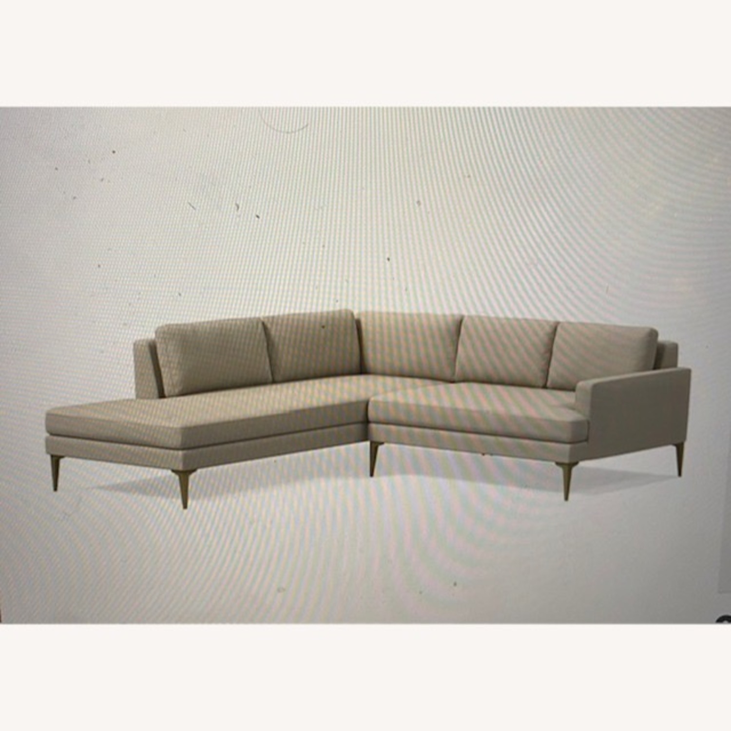 West Elm Andes Sectional Performance Velvet - image-4