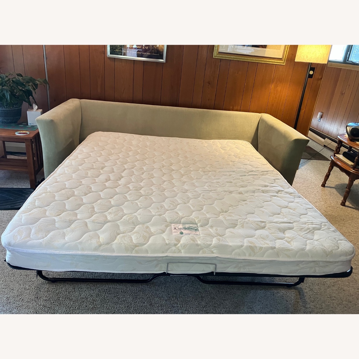 Macy's Radley Natural Microsuede Sleeper Sofa - image-5