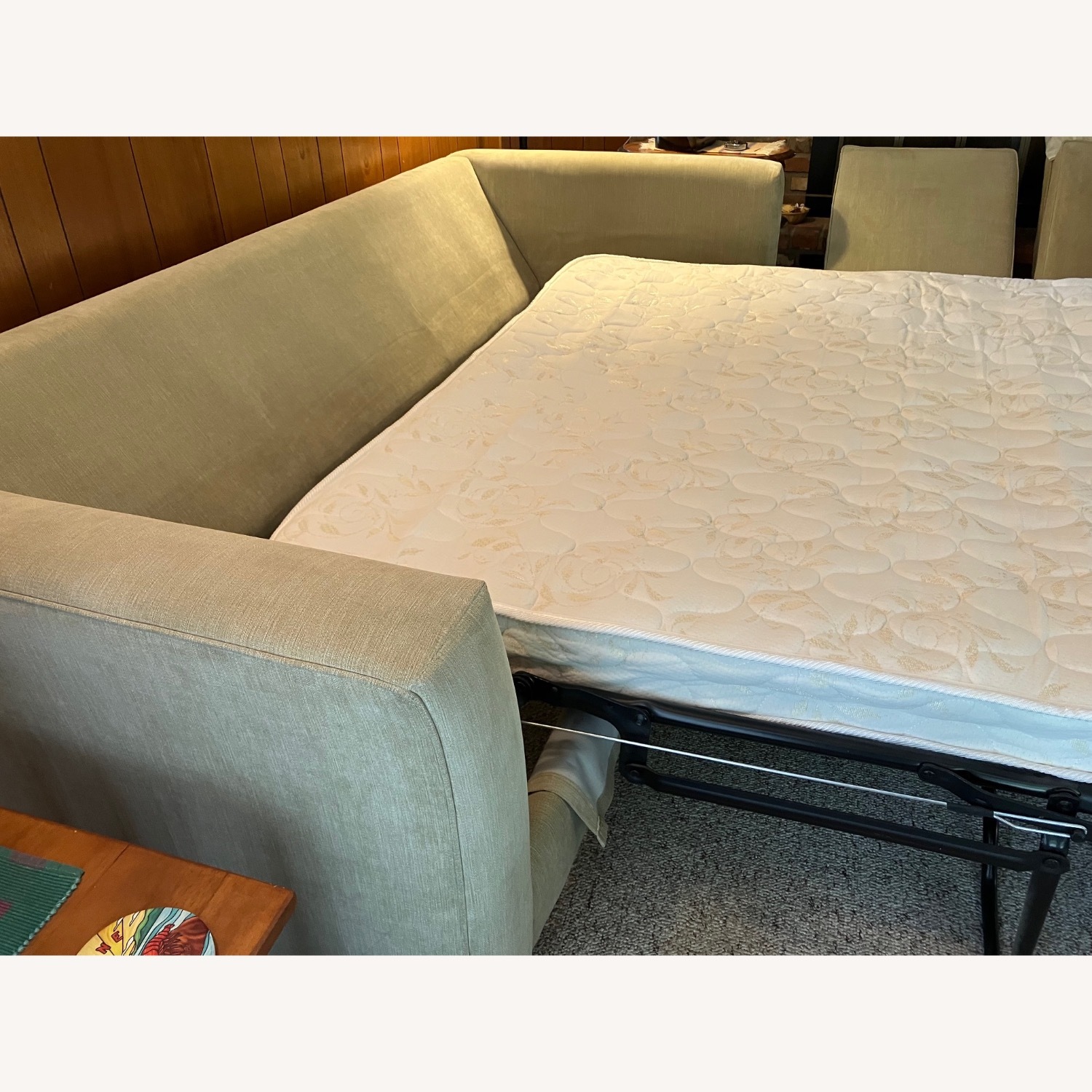 Macy's Radley Natural Microsuede Sleeper Sofa - image-4