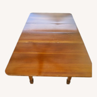 9 Foot Adjustable Hitchcock Wood Dining Table