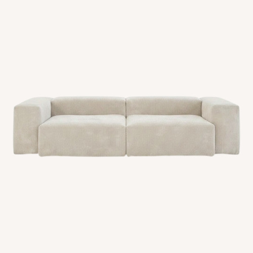 Used Wayfair Latitude Run Natural Fabric Sleeper Sofa for sale on AptDeco
