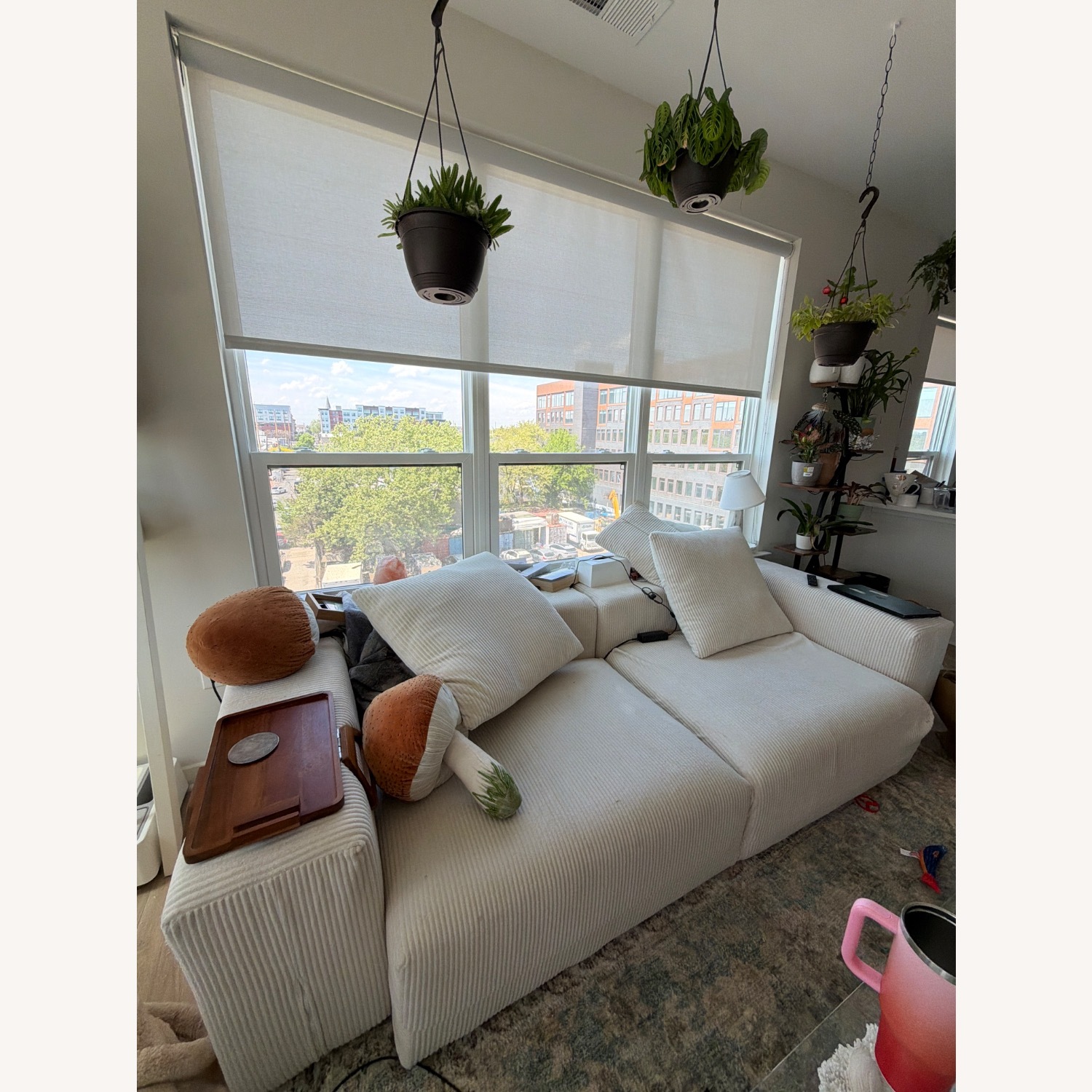 Wayfair Latitude Run Natural Fabric Sleeper Sofa - image-2