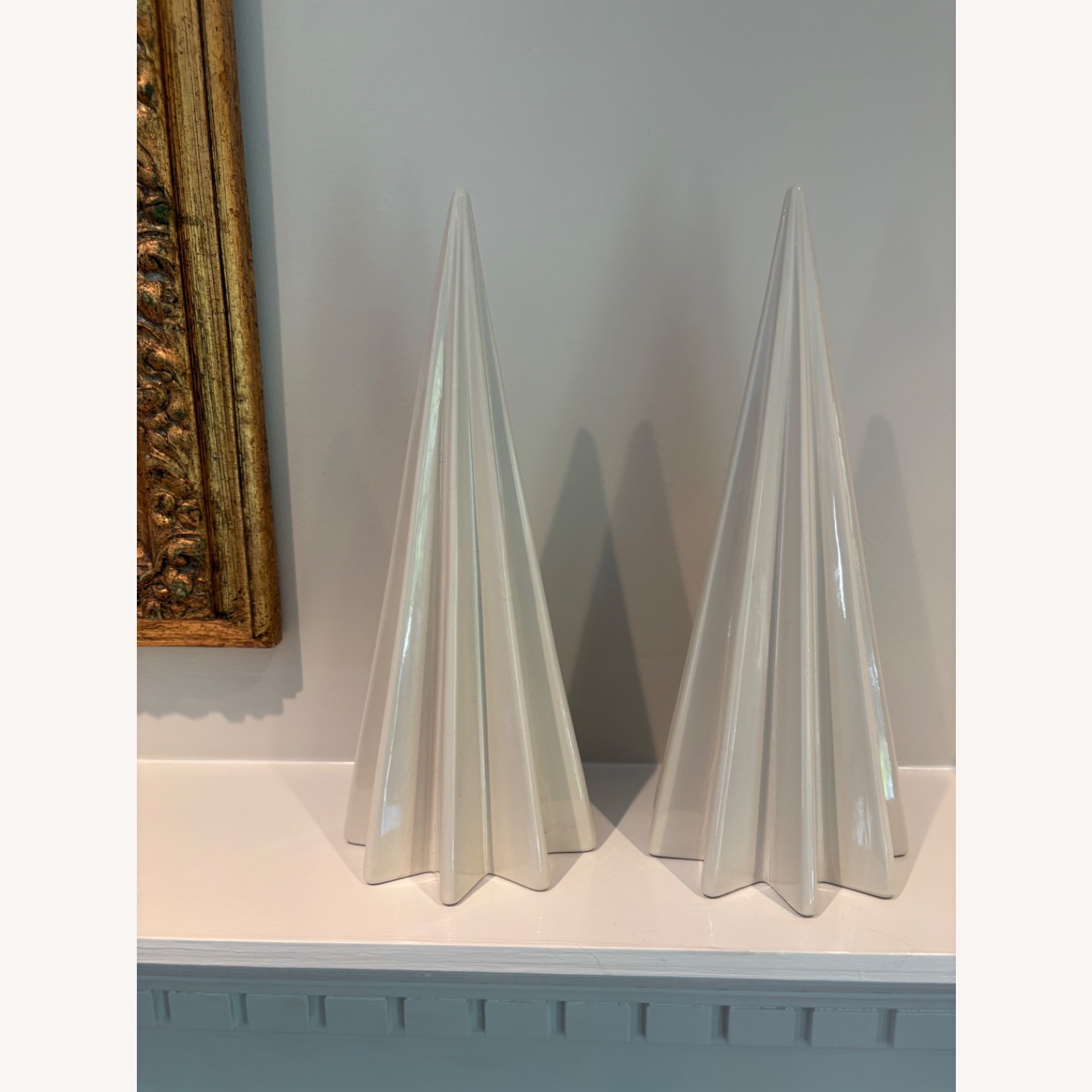 West Elm White Ceramic Décor - image-1