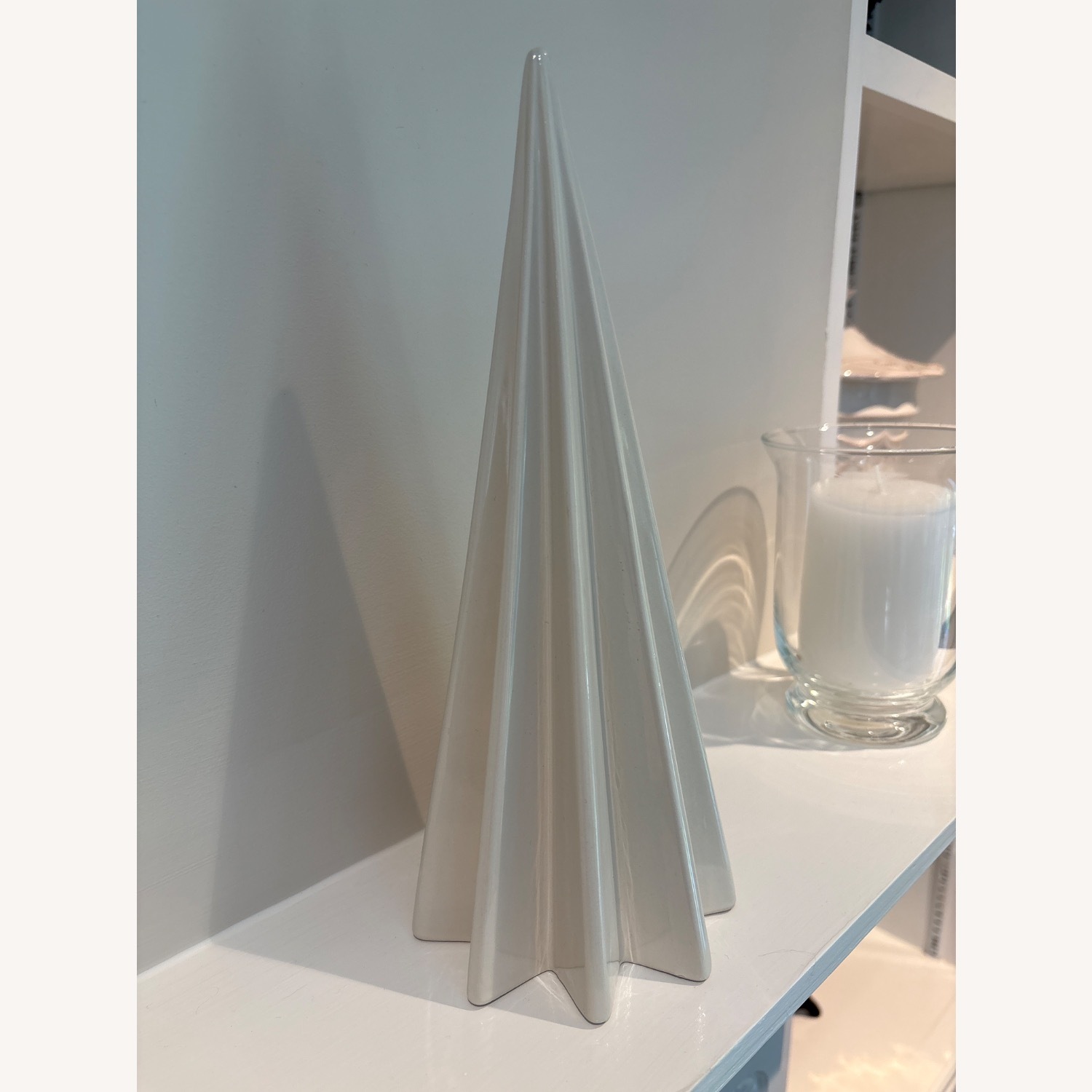 West Elm White Ceramic Décor - image-4