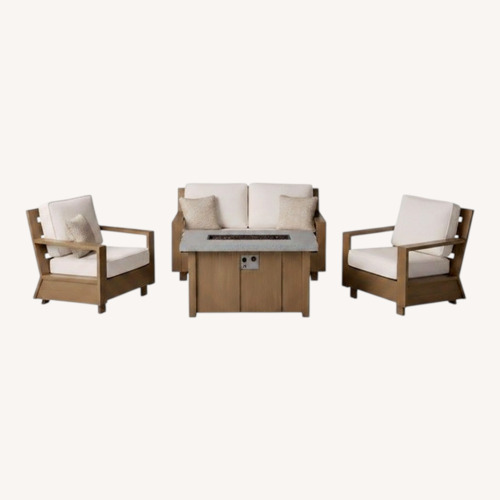 Used Agio Valmar 5-piece Outdoor Patio Furniture Set for sale on AptDeco