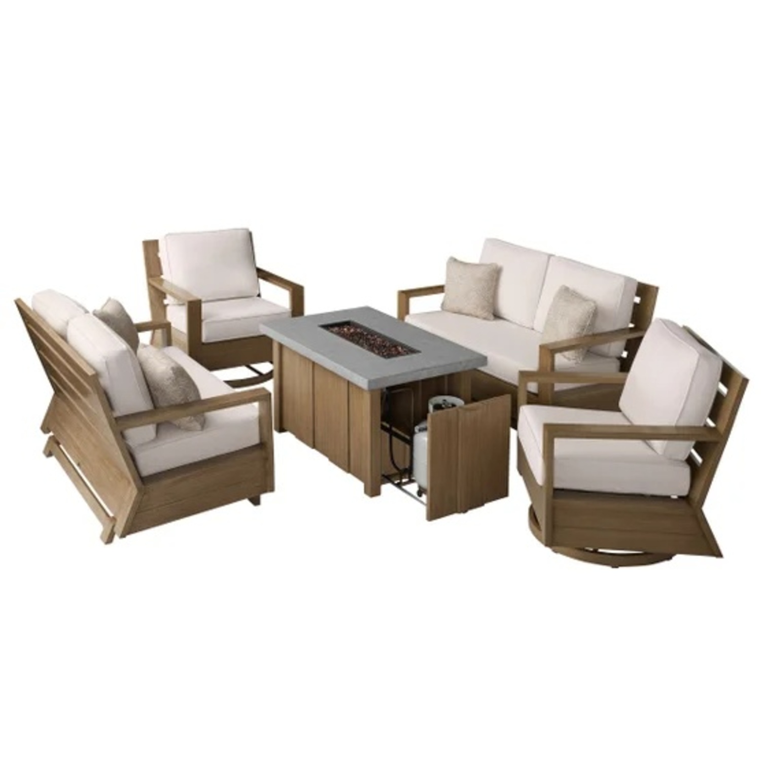 Agio Valmar 5-piece Outdoor Patio Furniture Set - image-4