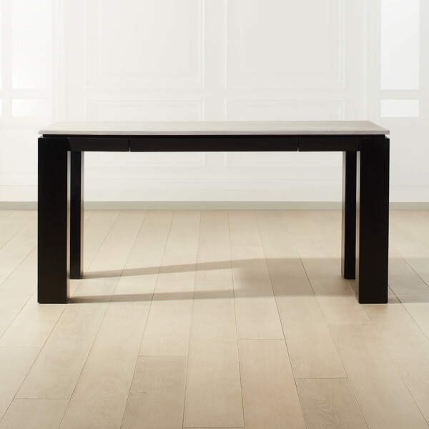 CB2 Stark Wooden Desk With Shelf - image-1