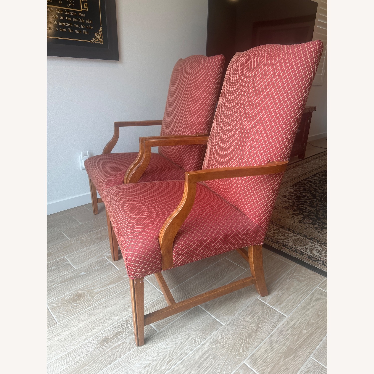 Ethan Allen Red Accent Chairs - image-3