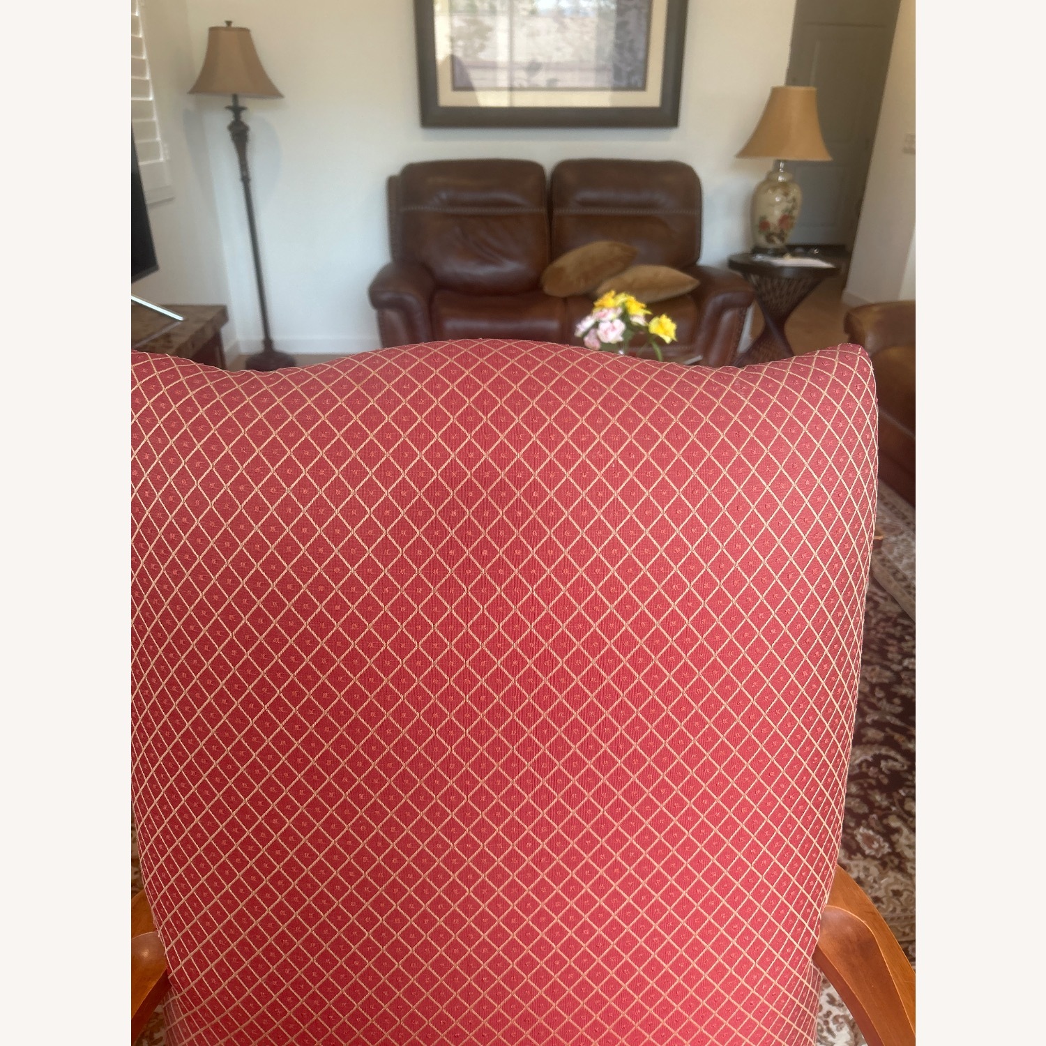 Ethan Allen Red Accent Chairs - image-2
