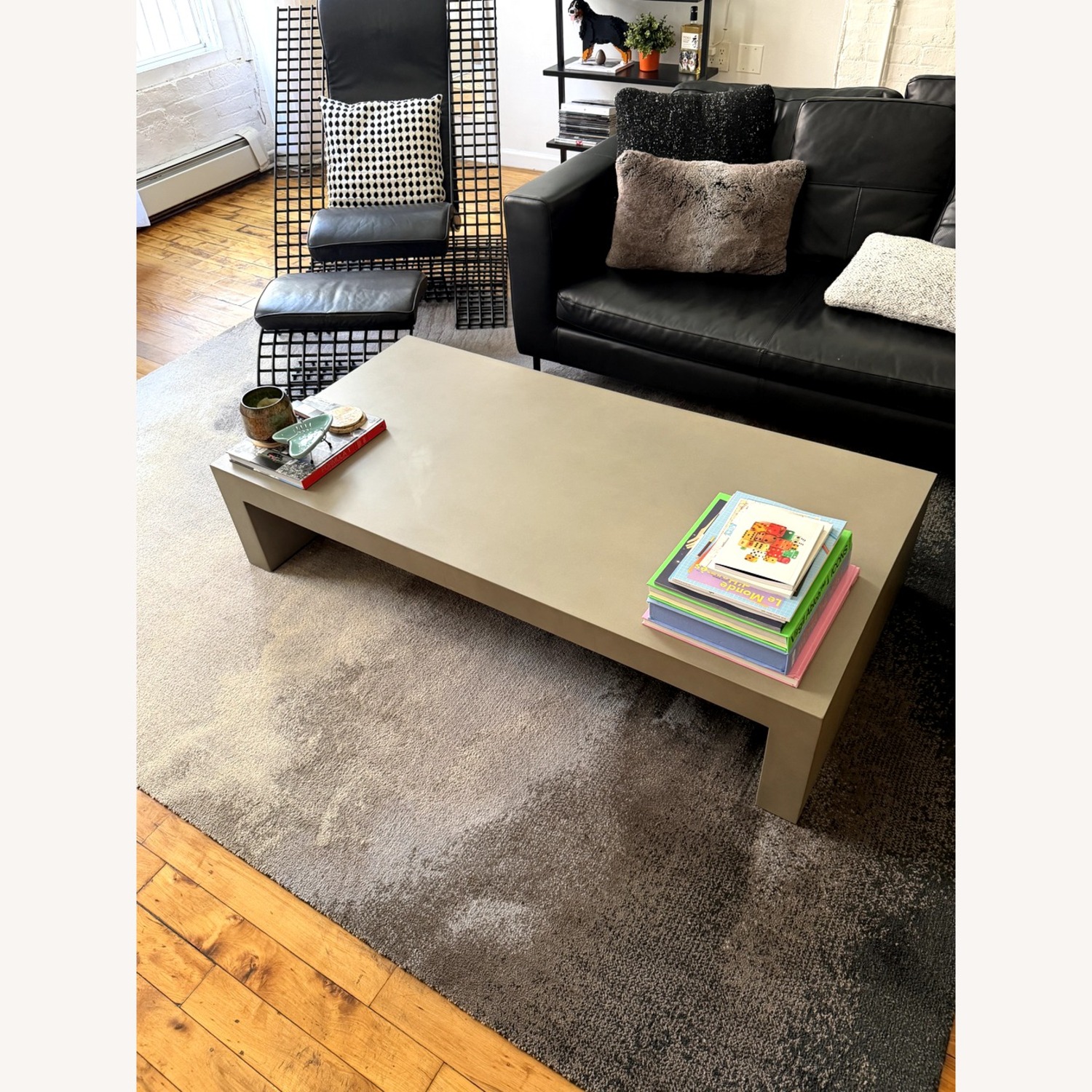 West Elm Concrete Waterfall Coffee Table  - image-2