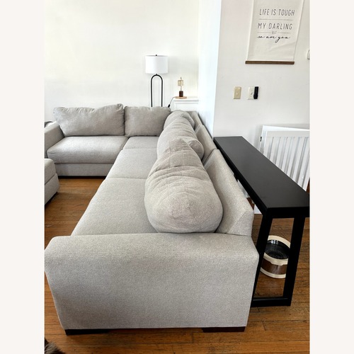 Used Ashley Furniture Lyndeboro Light Gray 4 Piece Sectional for sale on AptDeco