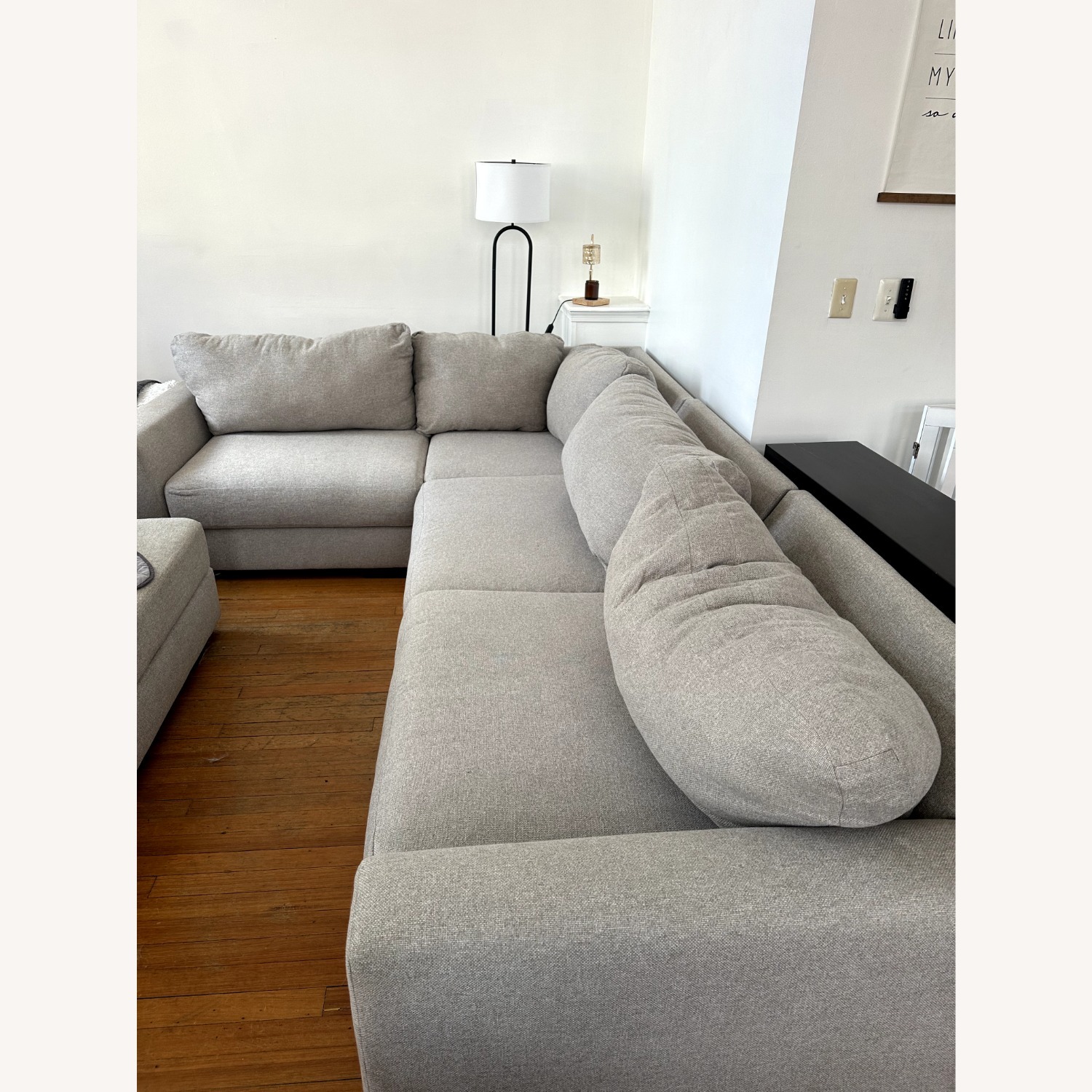 Ashley Furniture Lyndeboro Light Gray 4 Piece Sectional - image-2