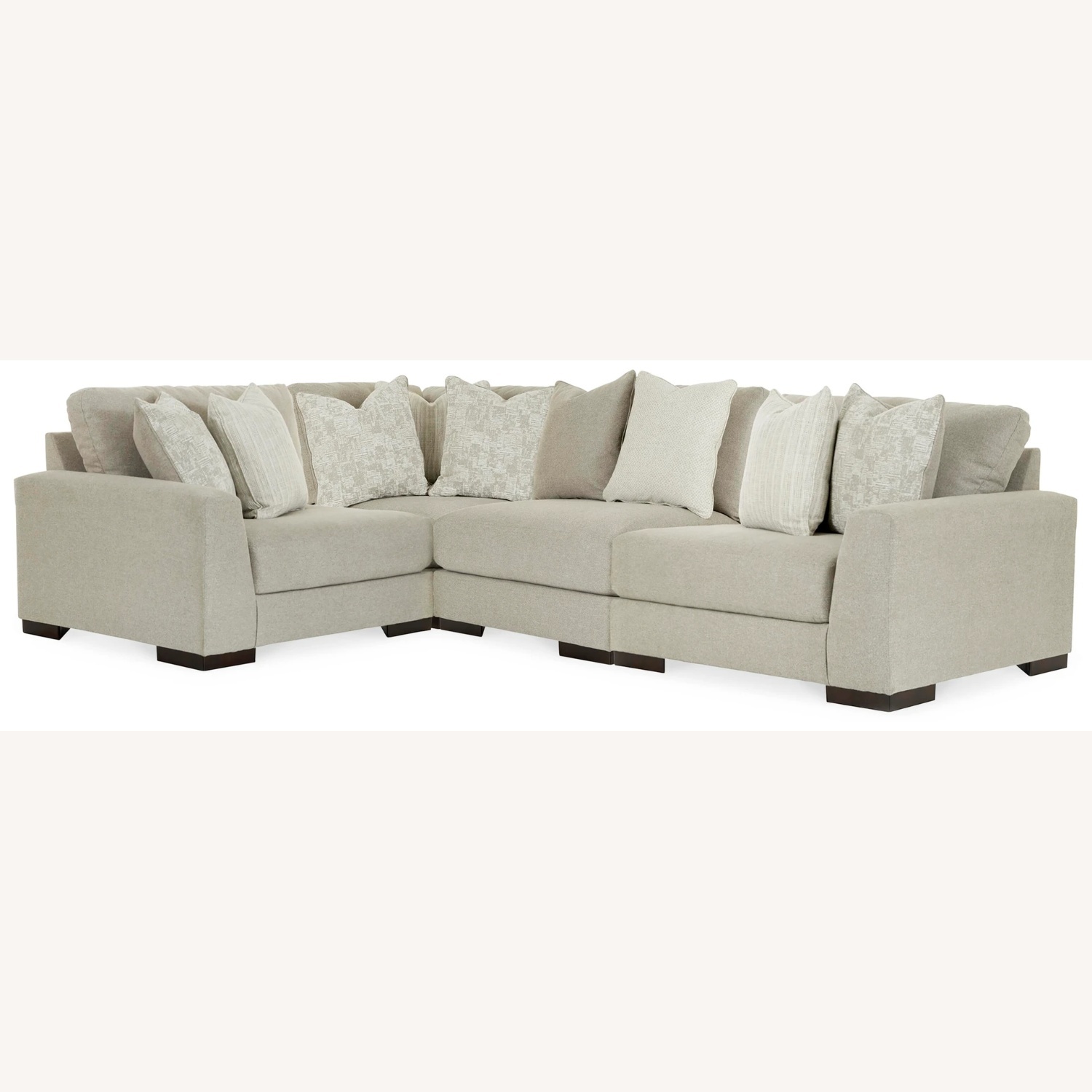 Ashley Furniture Lyndeboro Light Gray 4 Piece Sectional - image-7