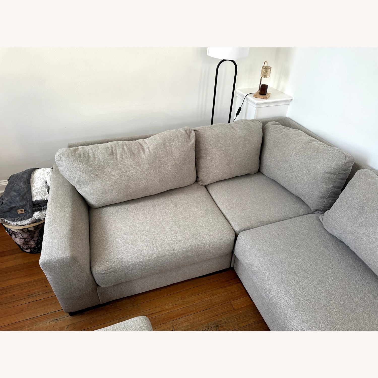 Ashley Furniture Lyndeboro Light Gray 4 Piece Sectional - image-4