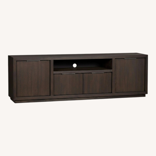 Used Madden Dark Tone 84" Tv Stand for sale on AptDeco