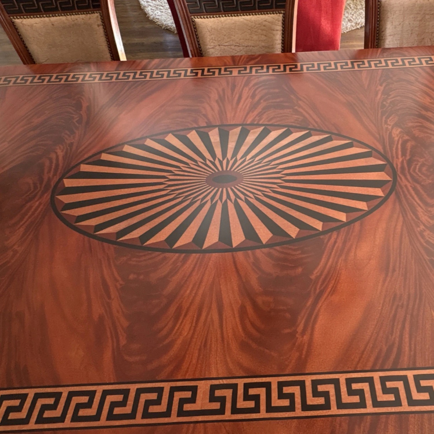 Italian Made Wood Dining Set for 8 - image-2