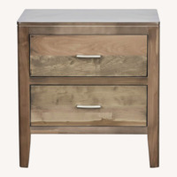 Dark Brown Wood Nightstand