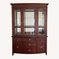 Dark Brown China Cabinet