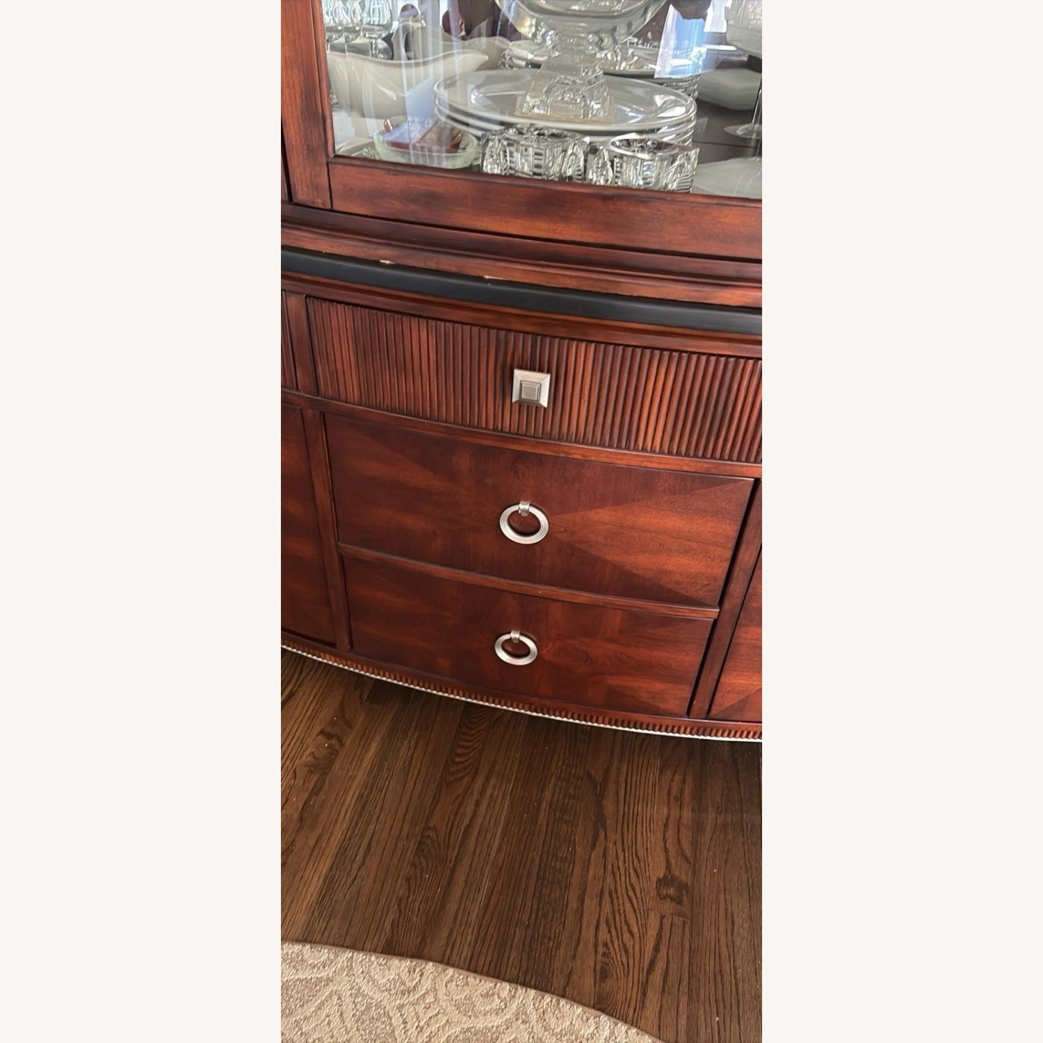 Dark Brown China Cabinet - image-3