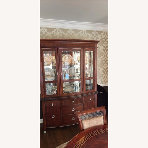 Used Dark Brown China Cabinet for sale on AptDeco