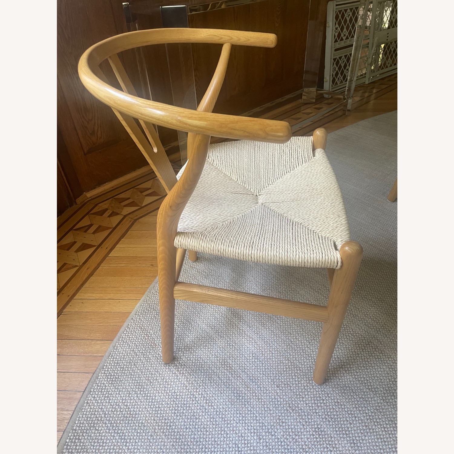France and Son Teak Wishbone Dining Chairs - image-3