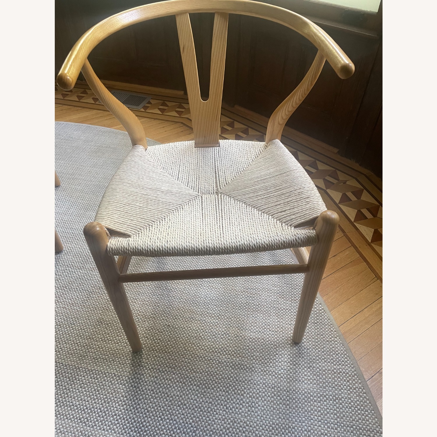 France and Son Teak Wishbone Dining Chairs - image-1