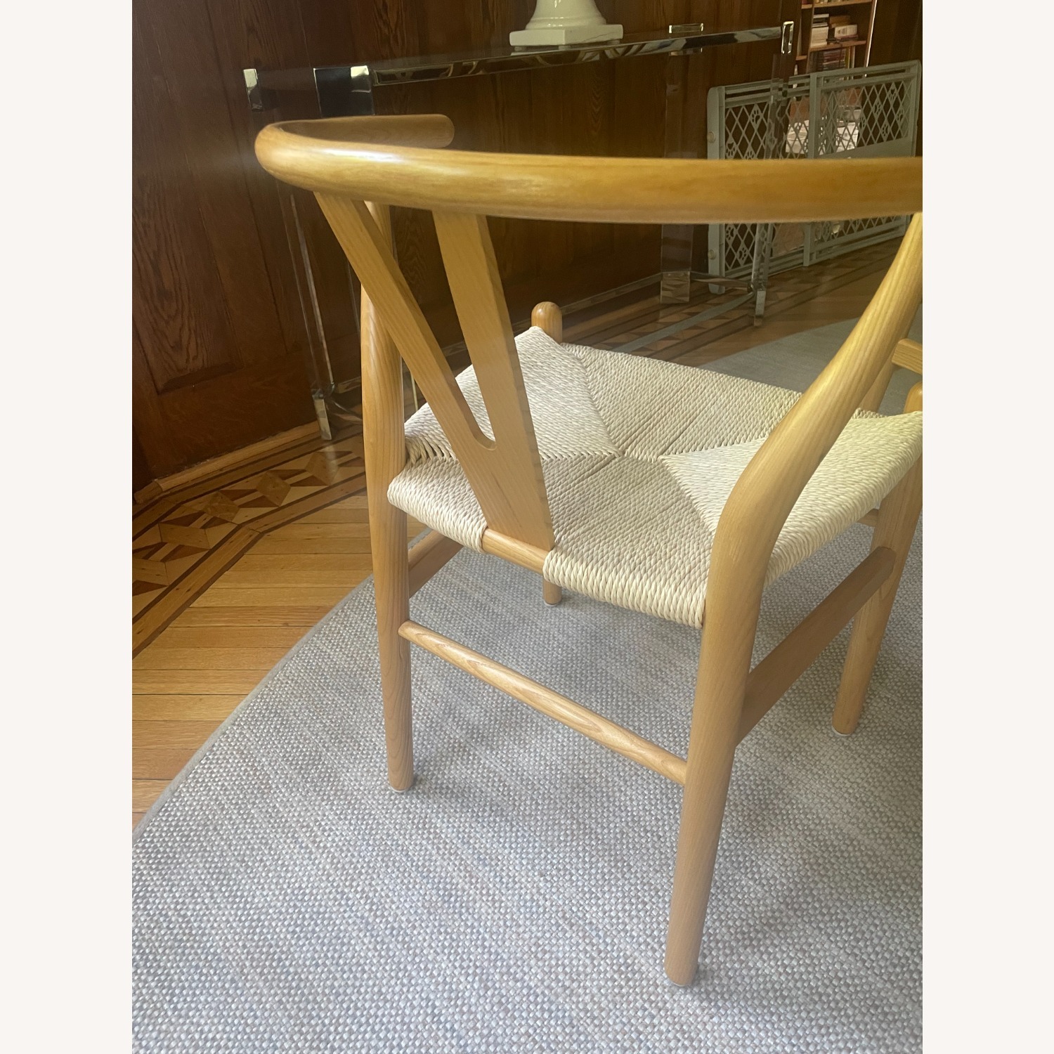 France and Son Teak Wishbone Dining Chairs - image-2