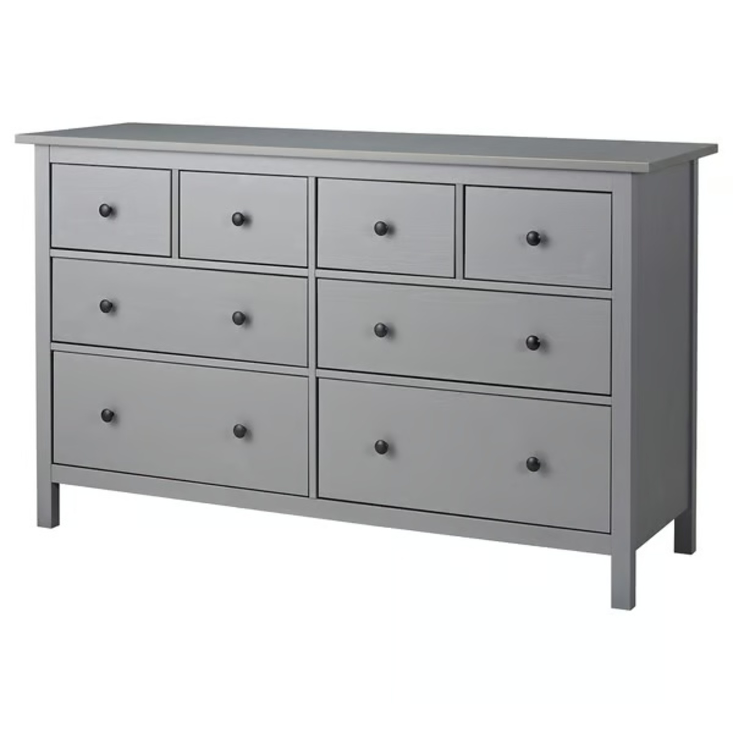 IKEA Hemnes Dark Gray Wood Dresser - image-5