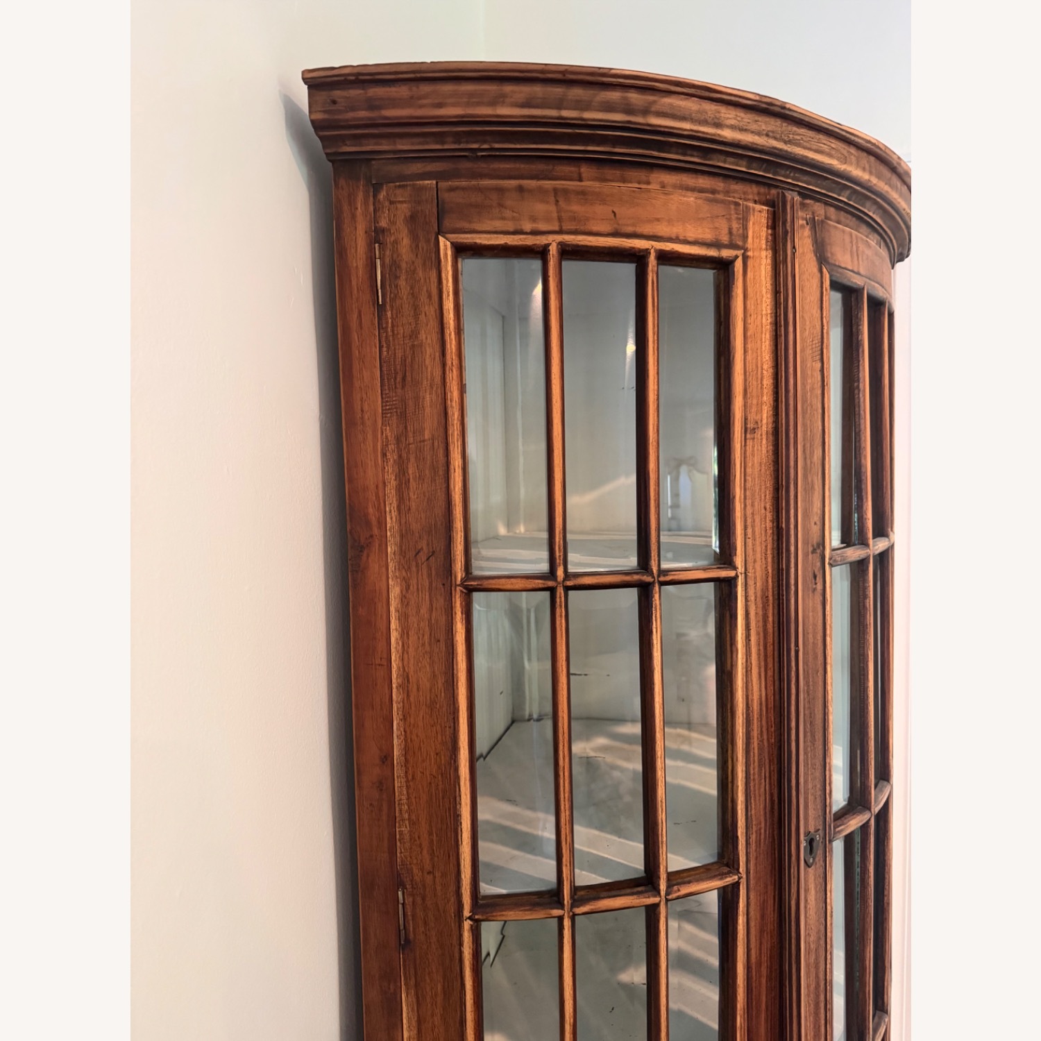 Hand Crafted Solid Wood Corner Storage - image-3