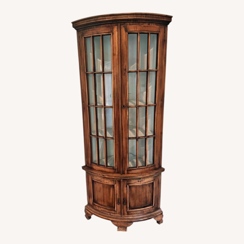 Used Hand Crafted Solid Wood Corner Storage for sale on AptDeco