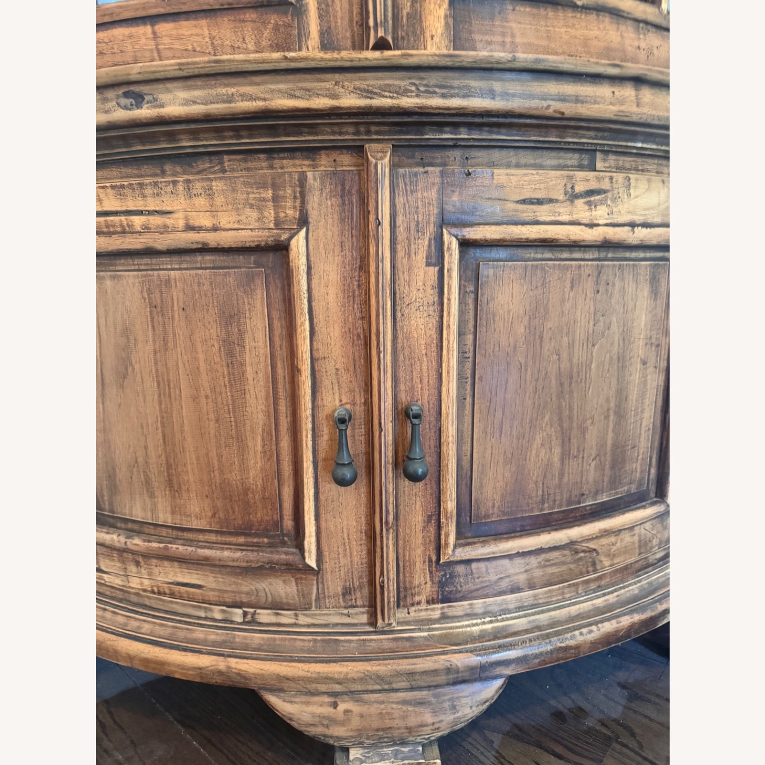 Hand Crafted Solid Wood Corner Storage - image-4
