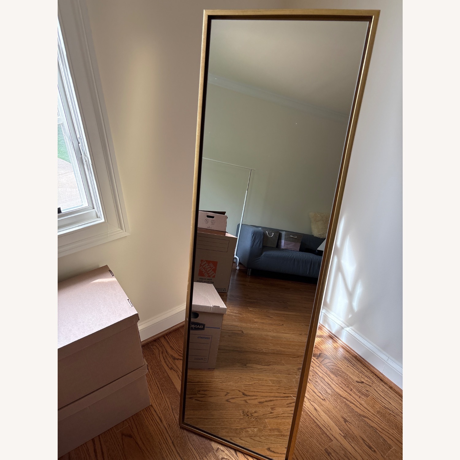 Gold Floor Mirror - image-3