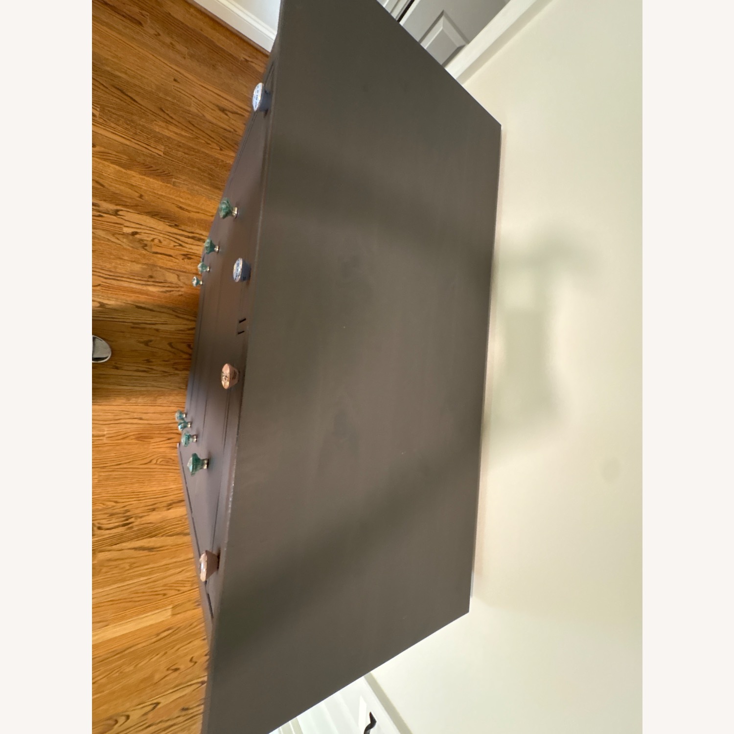 IKEA Dark Gray Wood Dresser - image-4