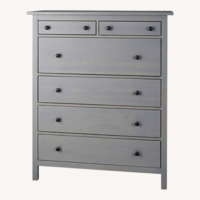 IKEA Dark Gray Wood Dresser