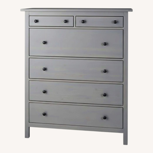 Used IKEA Dark Gray Wood Dresser for sale on AptDeco