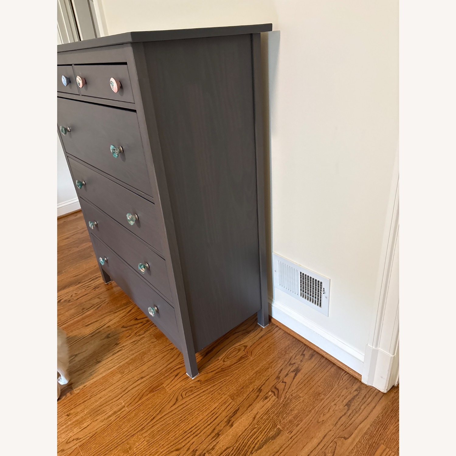 IKEA Dark Gray Wood Dresser - image-2