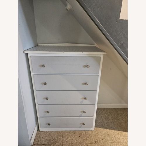 Used White Wood Dresser for sale on AptDeco