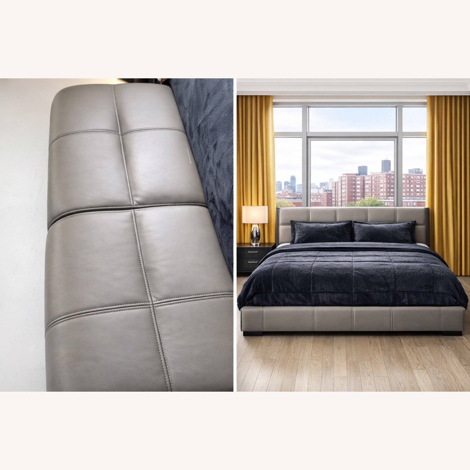 Derucci Queen Size Bed - image-3