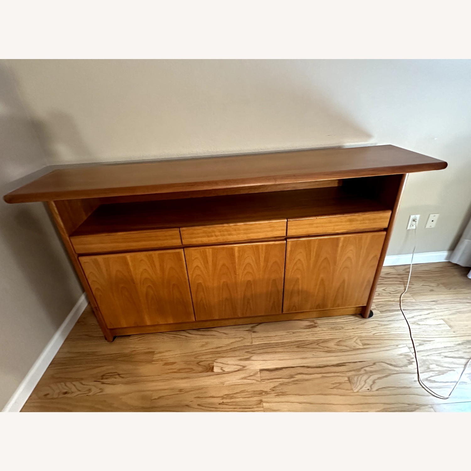 Dania Furniture Light Brown Wood Sideboard - image-8