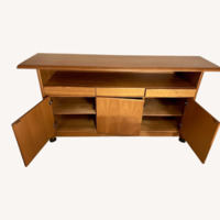 Dania Furniture Light Brown Wood Sideboard