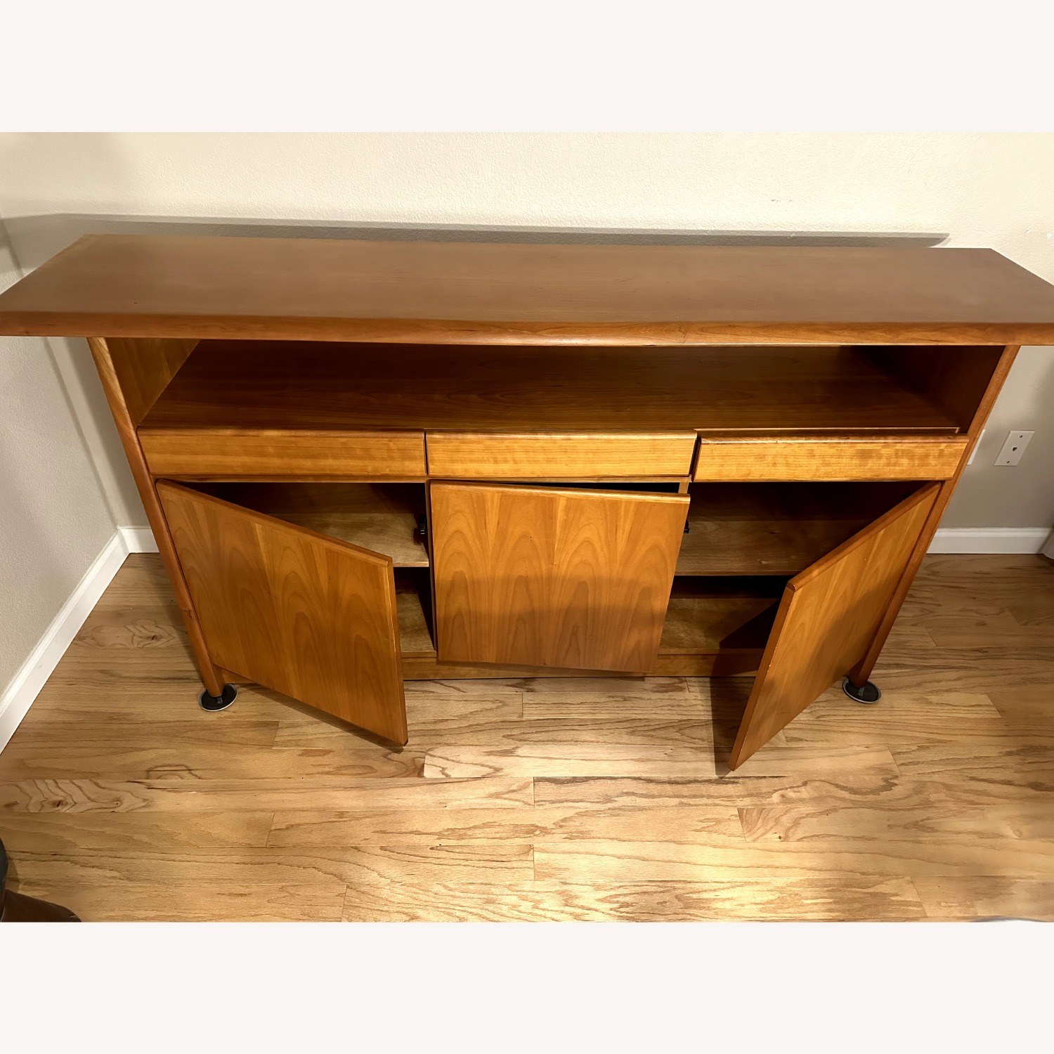 Dania Furniture Light Brown Wood Sideboard - image-7
