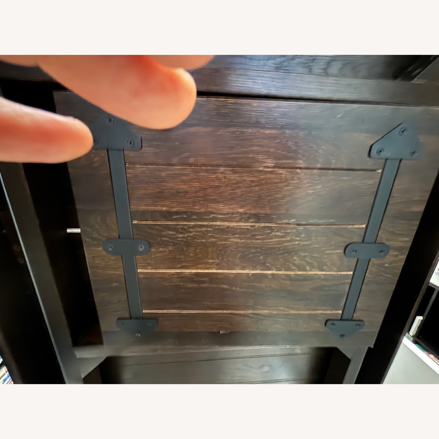 Dark Brown Wood Dining Table W Sculpted Legs - image-8
