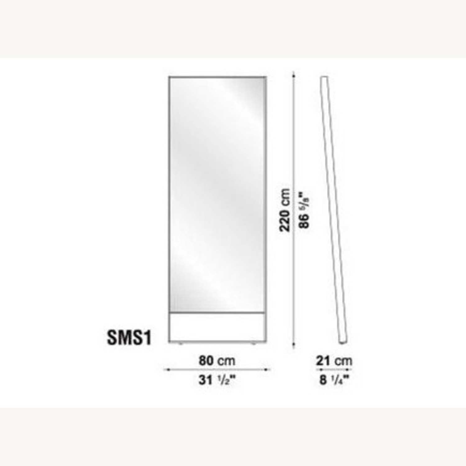 Psiche Wall Mirror by Antonio Citterio - image-2