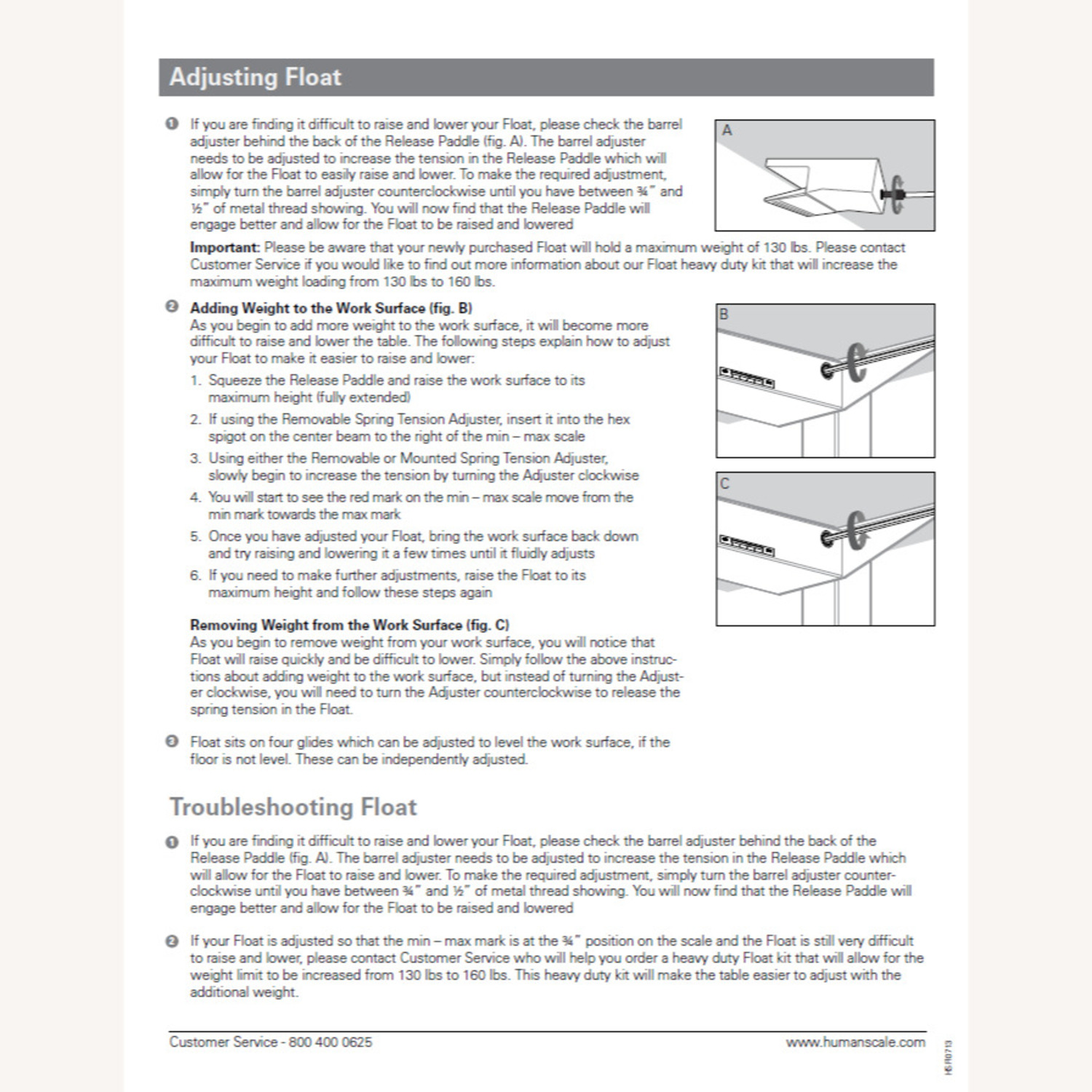 Humanscale Float Hydraulic Adjustable Desk - image-4