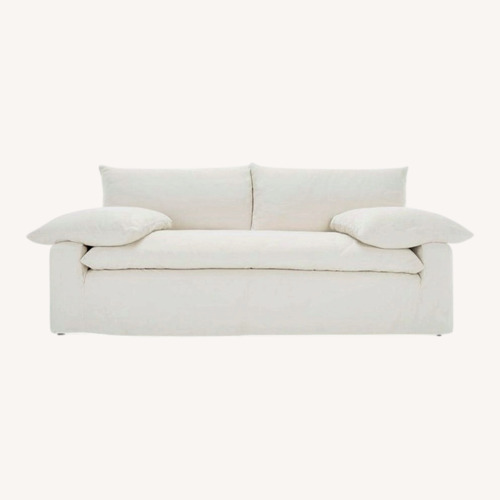Used Crate & Barrel Ever Slipcovered Sofa by Leanne Ford, Redford White for sale on AptDeco