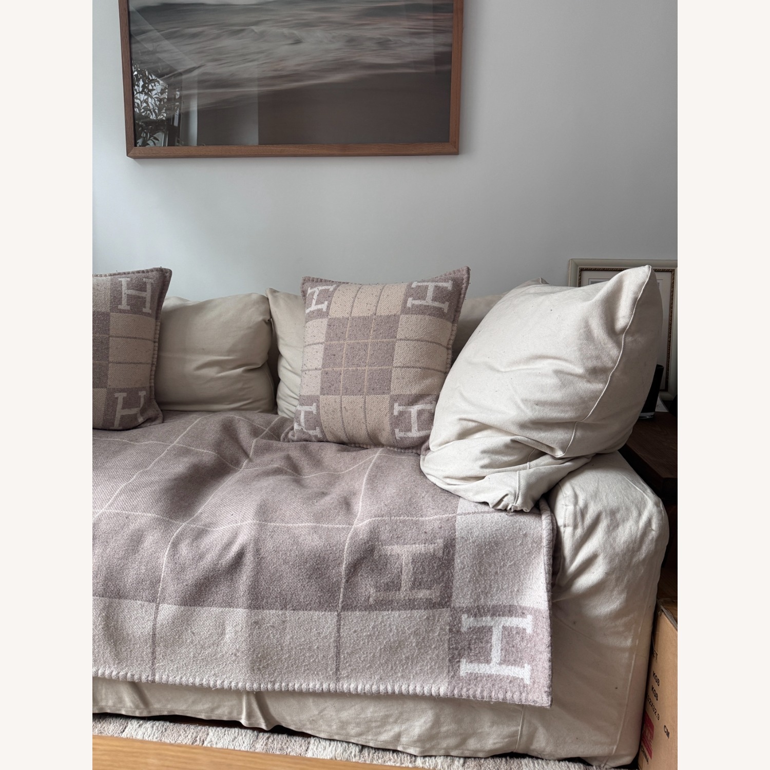 Crate & Barrel Ever Slipcovered Sofa by Leanne Ford, Redford White - image-5