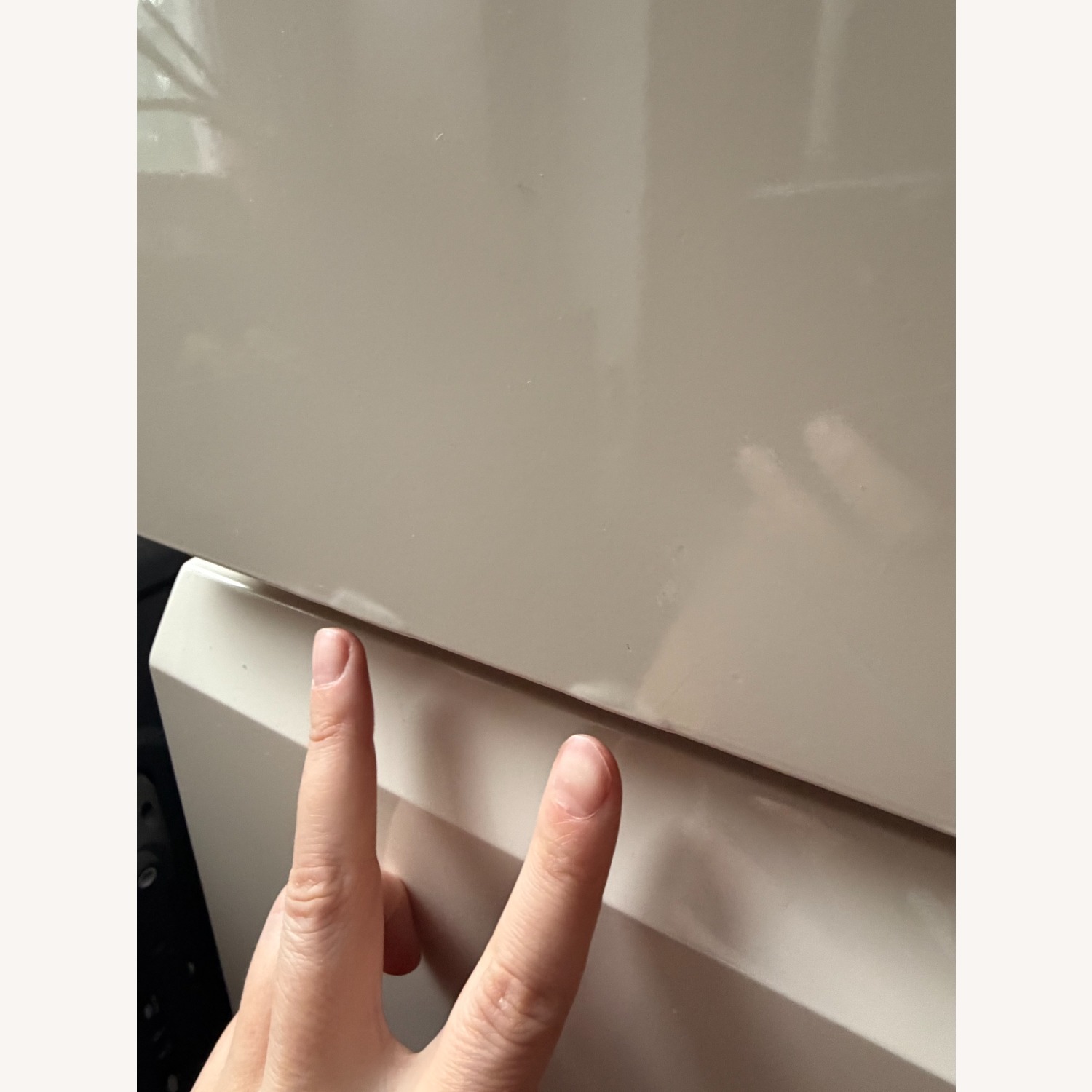 80s Postmodern Lacquered Minimalist Dresser - image-7