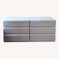 80s Postmodern Lacquered Minimalist Dresser