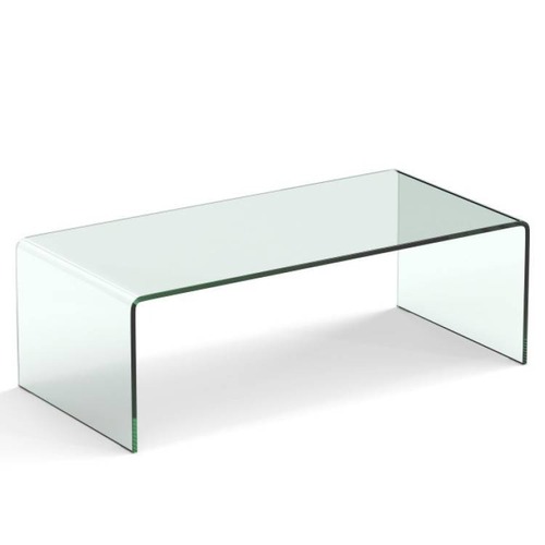 Used Transparent Glass Coffee Table for sale on AptDeco