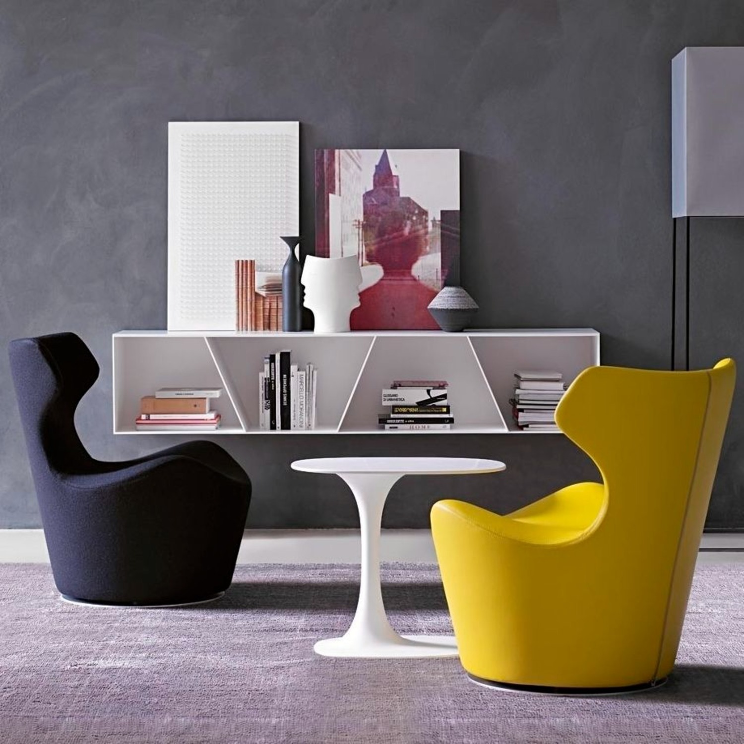 Piccola Papilio Swivel Armchair (Set of 2) - image-4